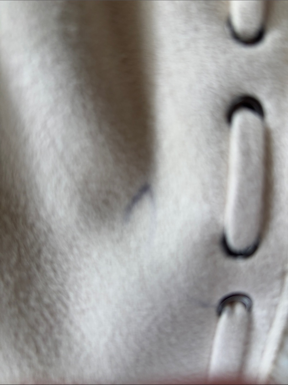 dennis basso Cream Faux Shearling Button Jacket - Picture 6 of 10